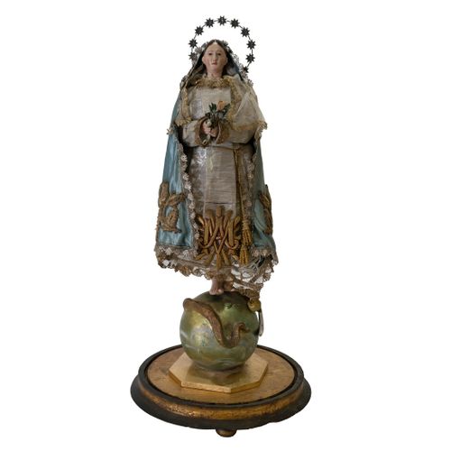 Null Escuela española, fles. Del s.XIX. 

Virgen Inmaculada. 

Escultura "de ves&hellip;