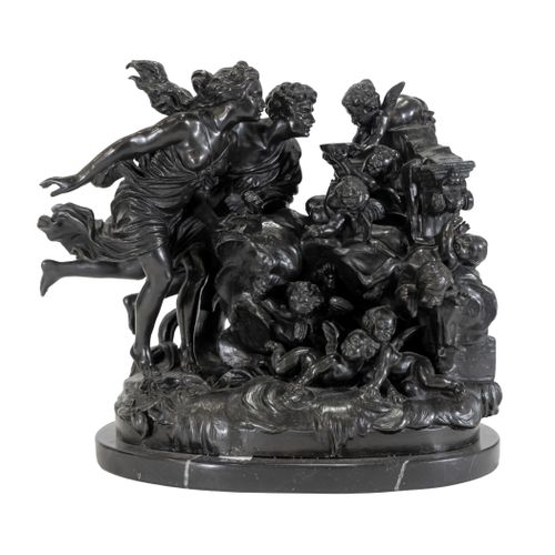 Null French school, XX century.

Mythological scene.

Sculpture in patinated bro&hellip;