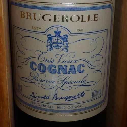 Null 1 bouteille Très Vieux Cognac Réserve Spéciale Maison Brugerolle 40% vol, 7&hellip;