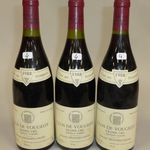 Null 3 B CLOS DE VOUGEOT (Grand Cru) (e.L.S; clm.S. Légères)	Domaine Drouhin-Lar&hellip;