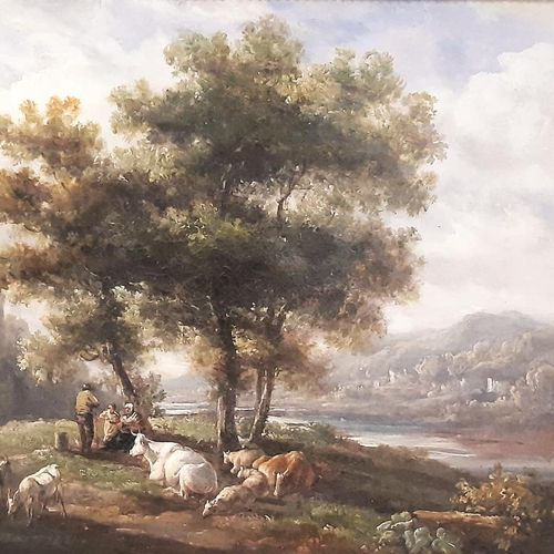 Henry MILLEBOURNE (1781 1826) Henry MILLEBOURNE (1781 1826) 
" Berger et animaux&hellip;