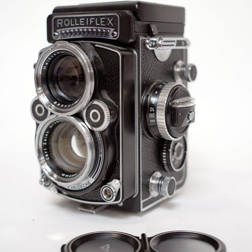ROLLEIFLEX Synchro compur相机，Franke & Heidecke德国制造，卡尔 蔡司镜头编号3835394 Heidosmat 1:2&hellip;