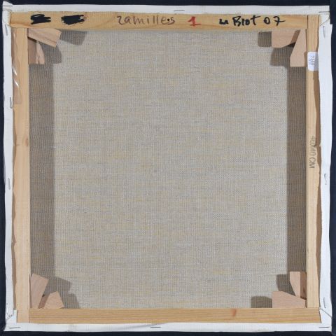 米歇尔 比奥特 (1936 2020) 
"Ramilles"。2007 
沙子和油画在画布上，右下方有签名和日期，背面有标题 
40x40厘米