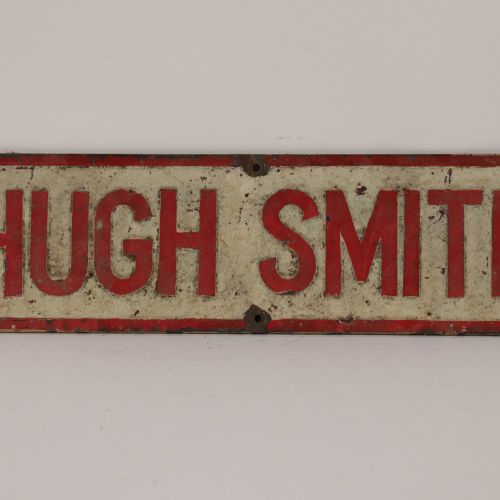 Ancienne plaque HUGH SMITH