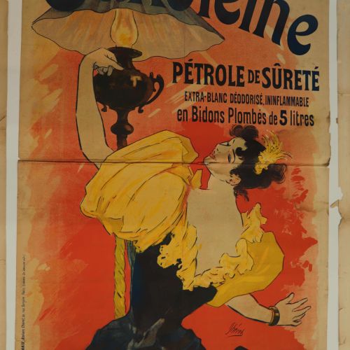 Jules CHERET (1836 1932) « Saxoléine, Pétrole de Sûreté ». Imprimerie Chaix (Ate&hellip;