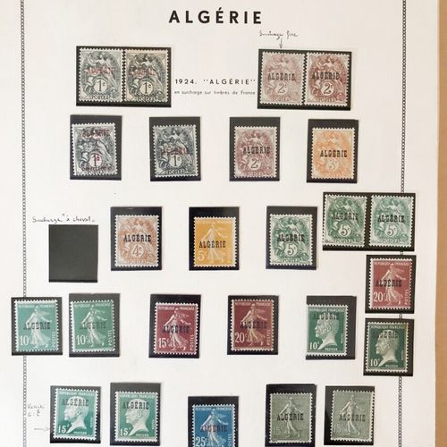 Null 1 album vert Algérie 1924/1970**/* Poste, variétés, PA, préos forte cote