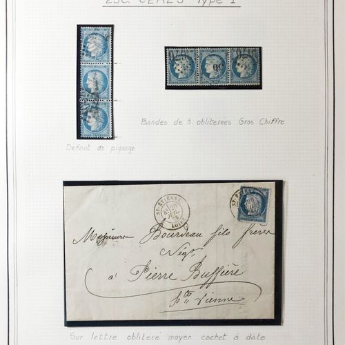 Null 1 collection spécialisée de l'émission Cérès 1871 dentelé sur 35 pages Yver&hellip;