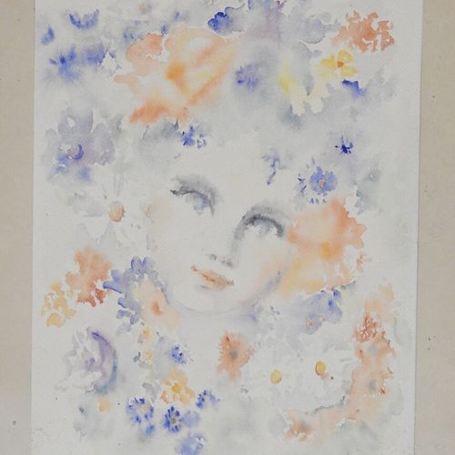 Null Denise BENOIT (née en 1926)

Portrait de jeune fille

Aquarelle sur papier &hellip;