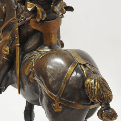 Null Emmanuel FREMIET (1824-1910)

Jeanne d'Arc à cheval

Groupe en bronze à pat&hellip;