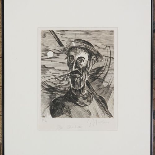 Null Yves MARCHAUX - XXe siècle

Don Quichotte

Burin titré et signé au graphite&hellip;
