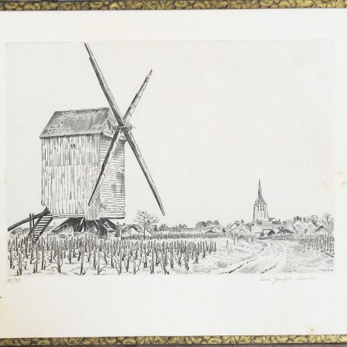Null Louis-Jospeh SOULAS (1905-1954)

Le moulin du village - Mardié

Burin justi&hellip;