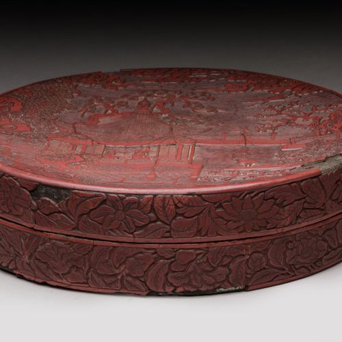 Null CHINA - MING-Zeit (1368 - 1644), 16. Jahrhundert
Große runde Dose aus zinno&hellip;