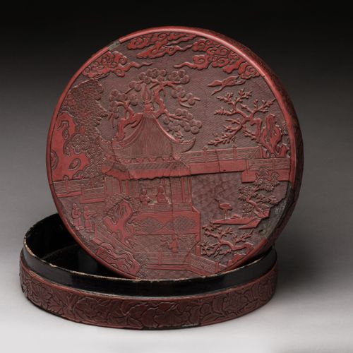 Null CINA - Periodo MING (1368 - 1644), XVI secolo
Grande scatola rotonda in lac&hellip;