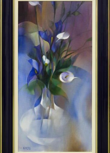 Henrik KINSKY (1954 - 2011). "Bouquet de Lys".

Huile sur toile signée en bas à &hellip;