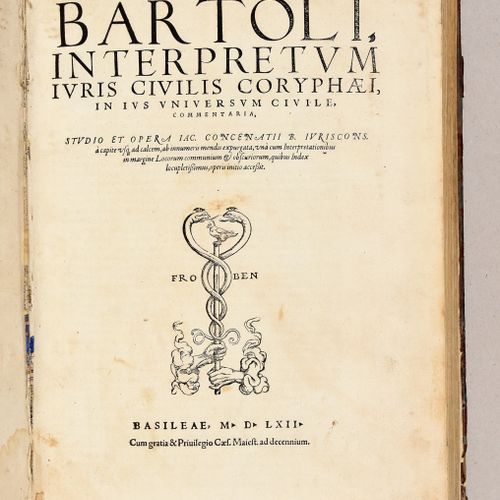 Null BARTOLUS DE SAXOFERRATO Bartoli, interpretum iuris civilis coryphaei, in iu&hellip;
