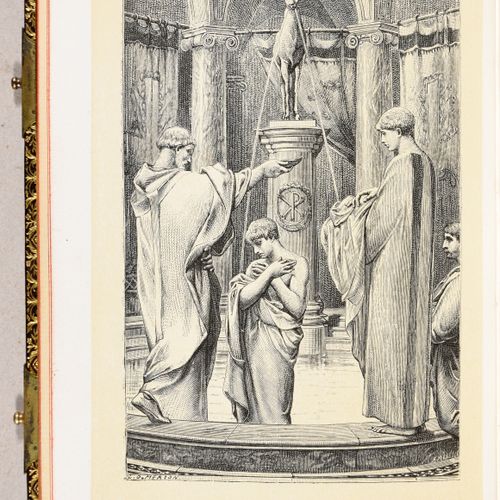 Null Paroissien romain. (Tours) A. Mame & fils [1882] In-16 ; 7 h.-t. Maroquin b&hellip;
