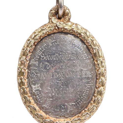 Null Ecosse : Edinburgh High School 1856 : une médaille de prix en argent doré, &hellip;