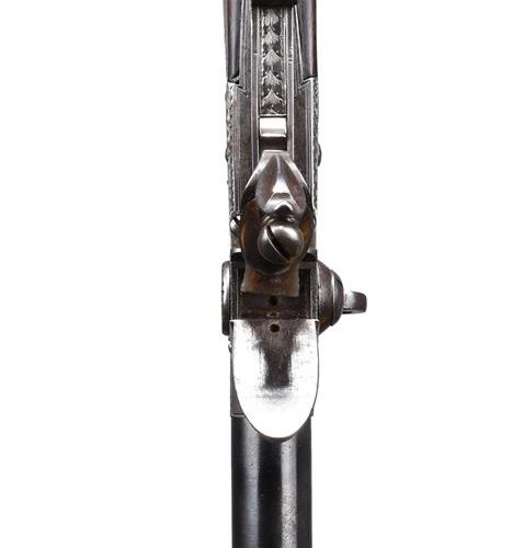 Null Englische doppelläufige Steinschlosspistole, 62 mm, übereinander liegende, &hellip;