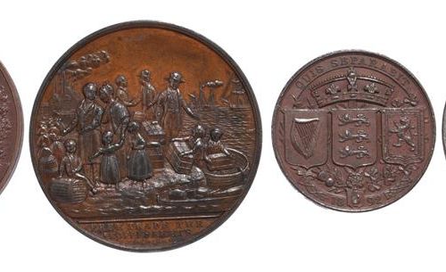 Null Vier britische politische Medaillen: Reform Bill 1832, AE, 51mm, 'REFORM IN&hellip;