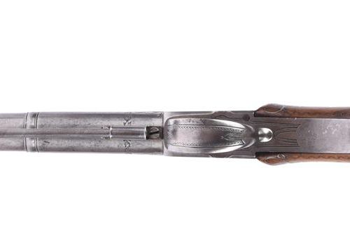 Null Pistolet continental à silex de 44 pouces, canon à deux étages de 5 pouces,&hellip;