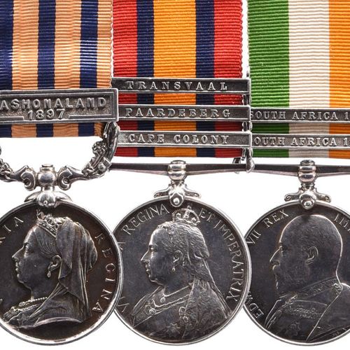 Null Trois médailles au sergent C. (ou G.) Blake, Hampshire Regiment : British S&hellip;