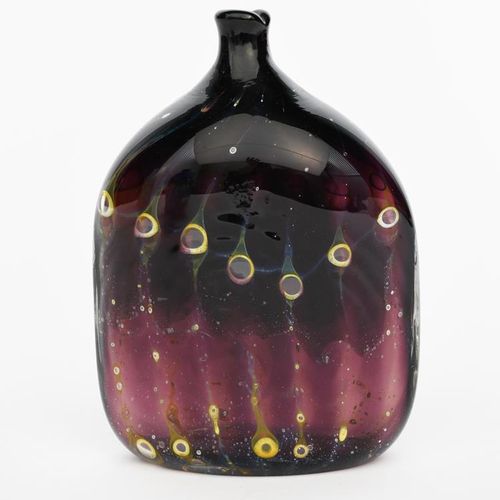 Null 
‡ Samuel J Herman (1936-2020) a glass bottle with solifleur neck, ellipt s&hellip;