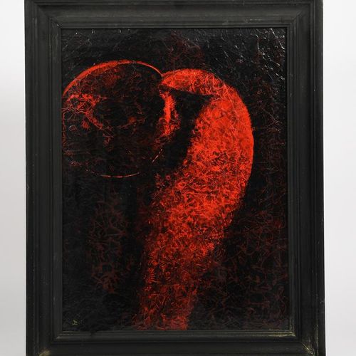 Null Jon Catleugh (1920-2009) Untitled, (abstract figure), 1995年 一幅大型丙烯酸画板，带框，以及&hellip;
