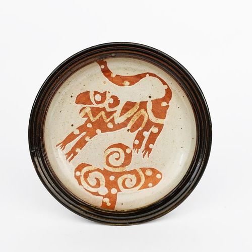 Null 
‡ John Maltby (1936-2020) a stoneware plate, resist decorated with a large&hellip;