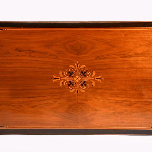 Null A marquetry library desk designed by Charles Bevan, probably made by Marsh,&hellip;