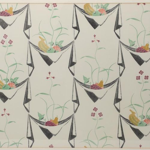 Null 
‡ Edward Bawden CBE RA (1903-1989) Napkins & Fruit, conçu 1926 lithographi&hellip;