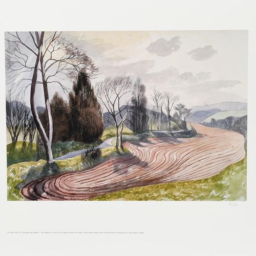 Null John Nash CBE RA, after (1893-1977) Landscape near Hadleigh a modern glicee&hellip;