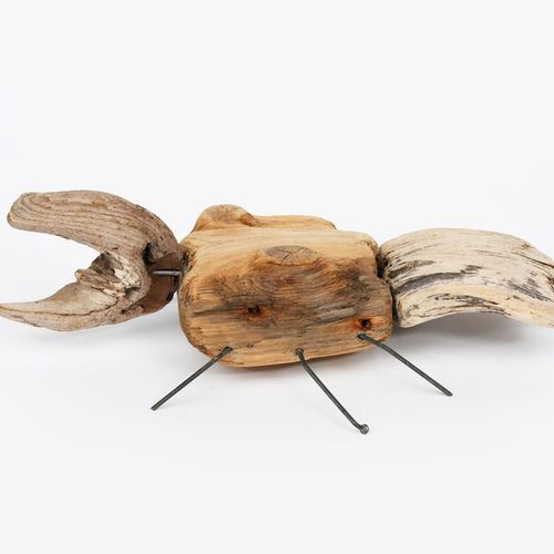 Null 
‡ Sid Burnard (born 1948) Stag Beetle, 2014 driftwood sculpture, signed Si&hellip;