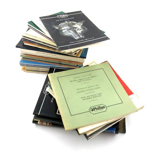 Null Une collection de catalogues d'argenterie Bonhams et Phillips, divers endro&hellip;