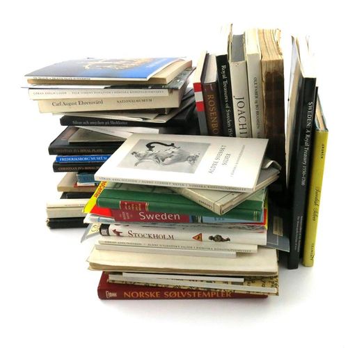 Null A collection of reference books and pamphlets on Scandinavian silver, inclu&hellip;