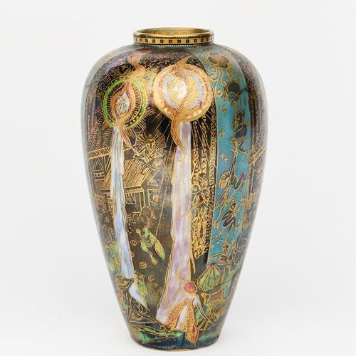Null Chandeleur", vase de Wedgwood Fairyland Lustre conçu par Daisy Makeig Jones&hellip;
