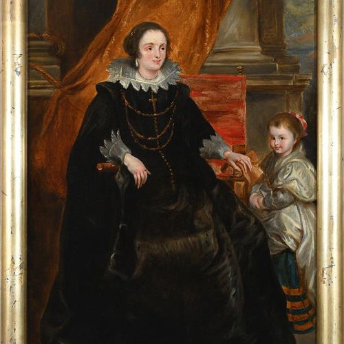 Null D'après Sir Anthony van Dyck Portrait d'un noble et de son fils ; Portrait &hellip;