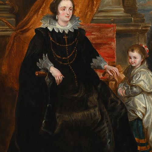 Null D'après Sir Anthony van Dyck Portrait d'un noble et de son fils ; Portrait &hellip;