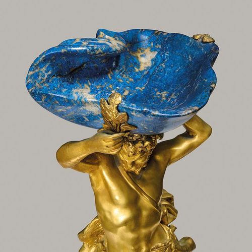 Null THE ROTHSCHILD LAPIS LAZULI TAZZE' A PAIR OF FRENCH ORMOLU AND LAPIS LAZULI&hellip;