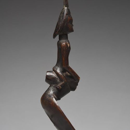 Null A Bembe spoon Democratic Republic of the Congo the handle carved as a figur&hellip;