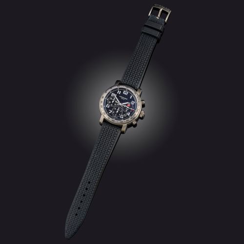 Null Chopard, montre-bracelet chronographe 'Mille Miglia' Competitor en titane p&hellip;