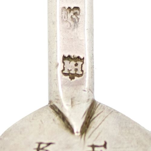 Null Paire de cuillères d'apôtre en argent de Jacques Ier, Le Maître et Saint Pi&hellip;
