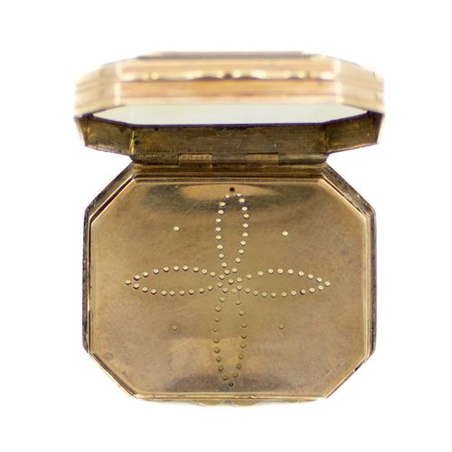 Null Una vinagrera de citrino montada en oro de principios del siglo XIX, 

sin &hellip;
