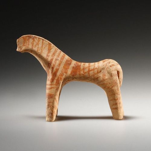 A Statuette of a Boeotian Horse Grec, 6e siècle béotien. B.C..

Terre cuite. H. &hellip;