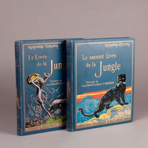Null KIPLING (Rudyard 1865-1936). Le Livre de la Jungle – Le Second Livre de la &hellip;