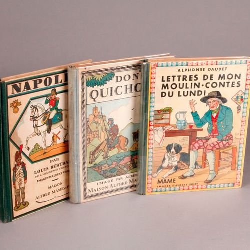 Null [Enfantina]. Réunion de Trois cartonnages illustrés par Albert URIET. Editi&hellip;