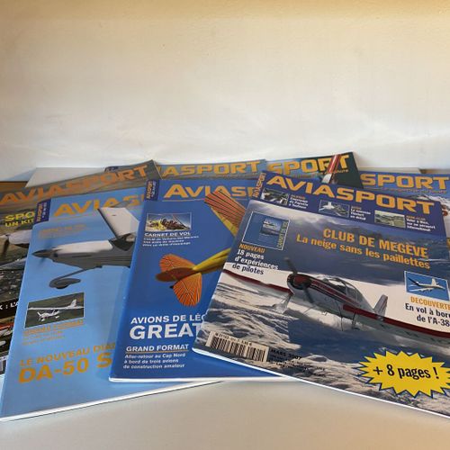 Revues Avions : Aviasport 17 exemplaires : n° 528, 533, 539, 543, 545, 549, 551,&hellip;
