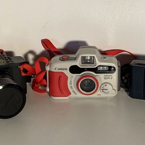 Un lot d'appareils photo T70(35x70) Ixus Prima Twin Canon MC En l'état, mécanism&hellip;