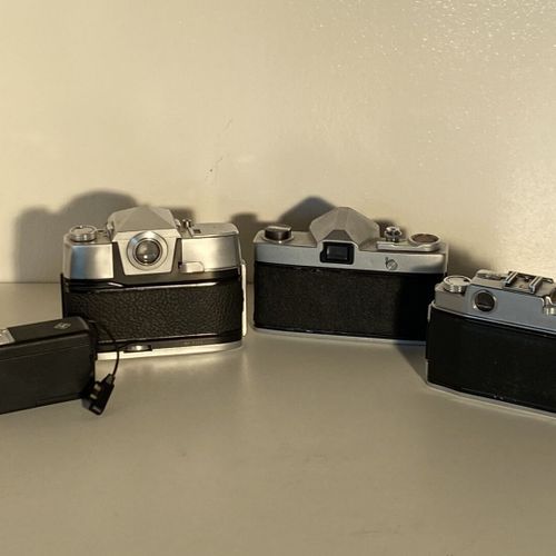 Un lot d'appareils photo Agfa Ambiflex (2,8/50) Flash pocket lux 234 Agfa Ambisi&hellip;