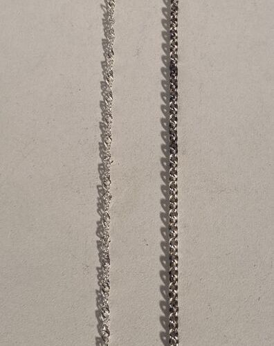 Deux bracelets en argent 925 BIJOUX PARIS PB : 5.16 g et L : 18 cm Mise à prix :&hellip;