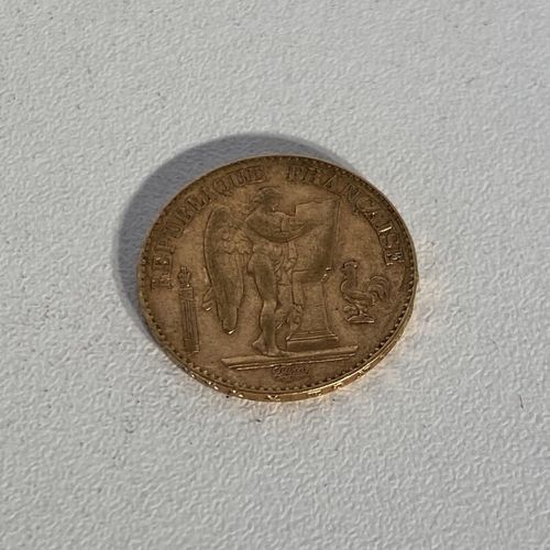 1 pièce 20 FF Francs Français or Hercule 1897 PB : 6,45 g Mise à prix : 10 euros&hellip;